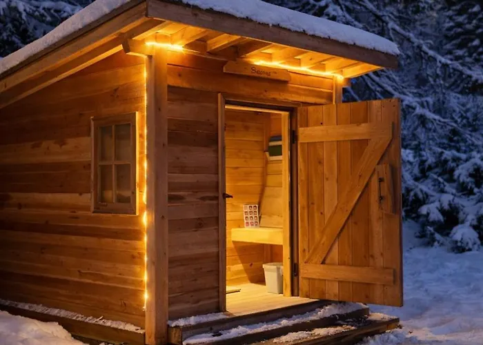 Tatil Evi Privates Alpenchalet Mit Aussensauna